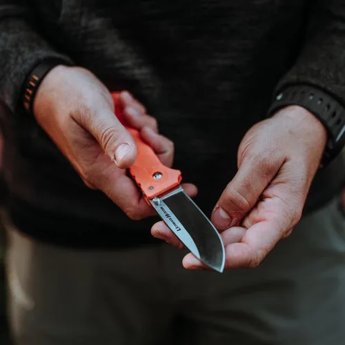 Miniatura 6 de Cuchillo plegable Cold Steel Ultimate Hunter con hoja de 3.5" S35VN de filo de navaja, mango G-10 de 5" de fácil agarre con mecanismo de bloqueo