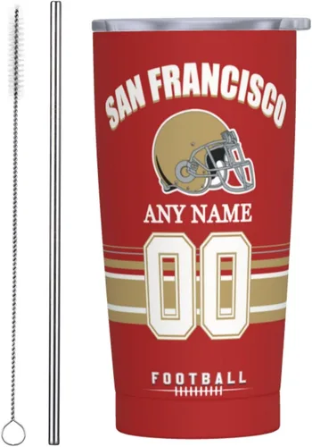 Miniatura 28 de Vaso Arizona personalizado, vaso con nombre y número personalizados, taza de café de viaje de acero inoxidable que mantiene las bebidas frías