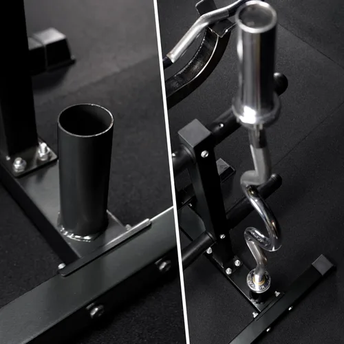 Miniatura 5 de Valor Fitness Estación ajustable para rizos de pie, equipo de entrenamiento de brazo para gimnasio en casa para rizos de predicador con barra