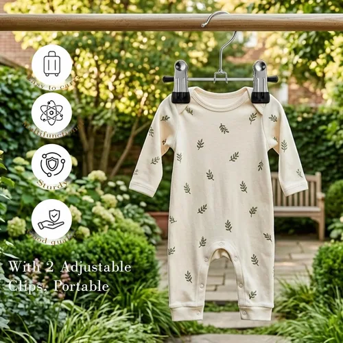 Miniatura 6 de 20 unidades de zapatero ajustable para mascotas, para pantalones de bebé, multifuncional, sombrero portátil de viaje de 6 pulgadas, ganchos