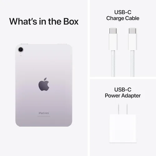 Miniatura 7 de Apple iPad mini (A17 Pro): Apple Intelligence, pantalla de retina líquida de 8.3 pulgadas, 128 GB, Wi-Fi 6E, cámara frontal de 12 MP/trasera de 12