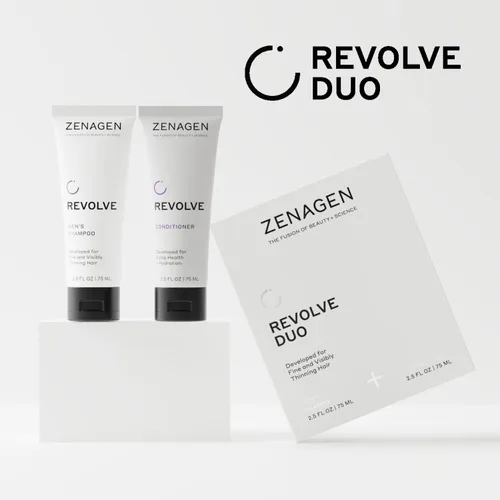 Miniatura 3 de Zenagen Revolve - Dúo de pérdida de cabello para hombre, 2.5 onzas líquidas
