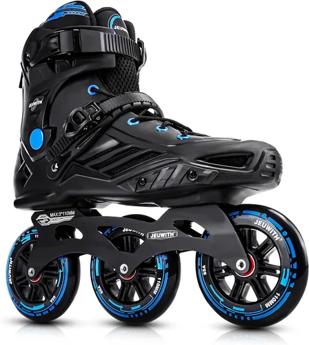 Patines en línea para hombres y mujeres, patines de 3 ruedas para hombres y mujeres, patines de carreras de velocidad en línea de alto rendimiento