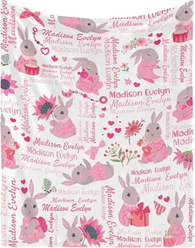 Miniatura 12 de Manta personalizada con nombre de bebé, dinosaurios, regalo para bebés, niños y niñas, manta de franela suave para recién nacidos, cómoda