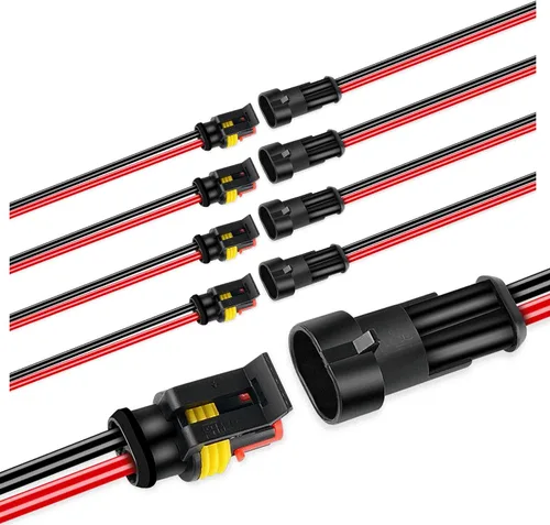 Miniatura 10 de Nilight Kit de conectores DT de 2 pines, 3 juegos de tamaño 16 contactos sólidos, terminal macho hembra impermeable para conectores de la serie DT