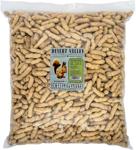 Miniatura 8 de Desert Valley Supply Cacahuetes crudos en cáscara de alta calidad, 2 libras, alimento totalmente natural para ardillas, ciervos, pájaros y otros