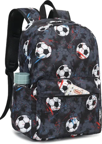 Miniatura 32 de CAMTOP - Conjunto de mochila y lonchera con estampados divertidos para niños de preescolar y primaria), Y0058-2