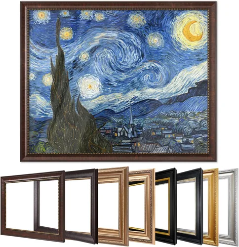 Miniatura 41 de DECORARTS - Serie de pinturas enmarcadas de Vincent Van Gogh (favoritos) – impresión giclée de arte en lienzo.