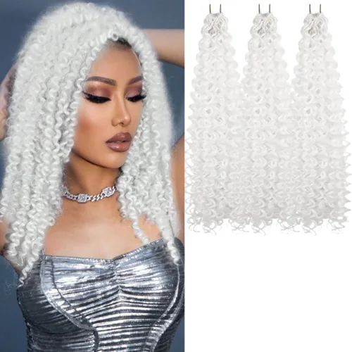 Miniatura 41 de 3 trenzas de ganchillo Passion Twist, cabello sintético preseparado para trenzar de 14 pulgadas, 3 paquetes de cabello trenzado pretrenzado