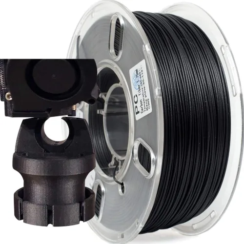 Filamento de fibra de carbono PRILINE, filamento de fibra de carbono y policarbonato para impresora 3D de 1.75 mm, filamento de fibra de carbono de
