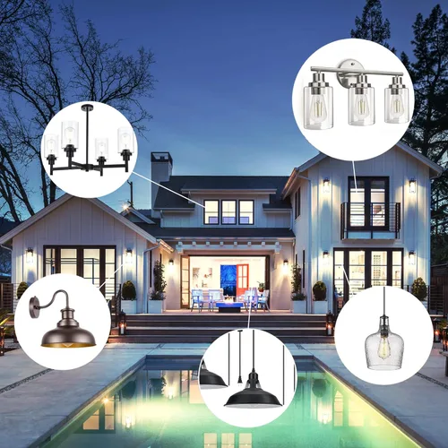 Miniatura 7 de TJOY - Paquete de 12 bombillas LED Edison, regulables, 8W equivalente a 60W, base media E26, luz diurna, 5000K, ST58, 800 lm, ultrabrillante, Luz
