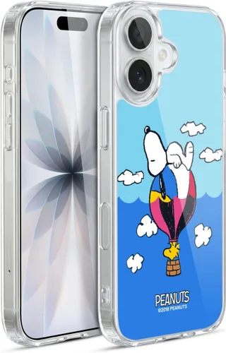 Miniatura 164 de Head Case Designs Funda de gel con licencia oficial de Peanuts Snoopy & Woodstock Halfs and Laughs [protección de grado militar] compatible