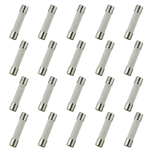Miniatura 15 de T7AL250V 20 fusibles de tubo de cerámica de soplado lento de 0.236x1.181 in 0.24 x 1.18 pulgadas 7A 250V