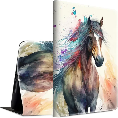Miniatura 10 de Funda para Samsung Galaxy Tab S6 Lite de 10.4 pulgadas, versión 2022/2020, ligera, funda inteligente de piel sintética con soporte ajustable