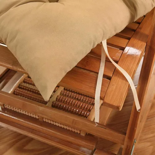 Miniatura 6 de Cojín para tumbona gruesa para silla de patio, cojín de asiento portátil, colchón, reclinable, almohadilla para sofá, banco, tatami (solo cojín) A