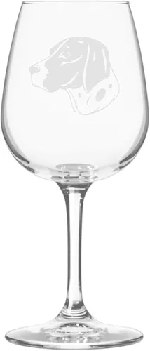 Miniatura 188 de Copa de vino de 12.75 onzas con diseño de perro grabado