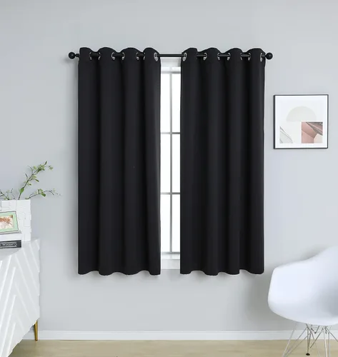 Miniatura 20 de INLINAS Cortinas opacas para dormitorio, aislamiento térmico, reducción de ruido, juego de 2 paneles de ahorro de energía, beige, 42 pulgadas