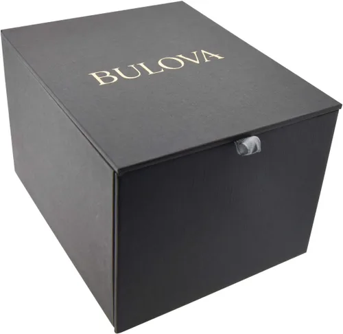 Miniatura 12 de Bulova Reloj clásico de cuarzo rectangular de 2 manecillas para hombre