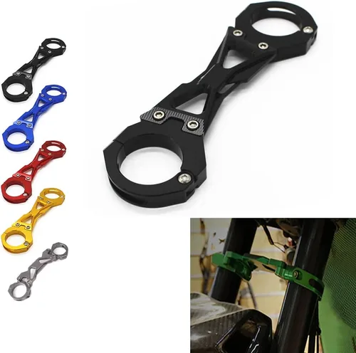 Motocicleta Horquilla Suspensión Amortiguador Equilibrio Soporte Estabilizador Palanca para Kawasaki Z900 2017 - 2020 Accesorios (negro)