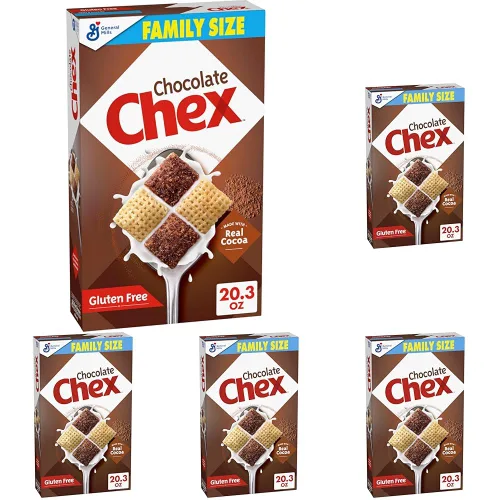 Miniatura 10 de Cereal de Mantequilla de Cacahuate Chex, Cereal para el Desayuno Sin Gluten, Hecho con Grano Integral, 12.2 onzas