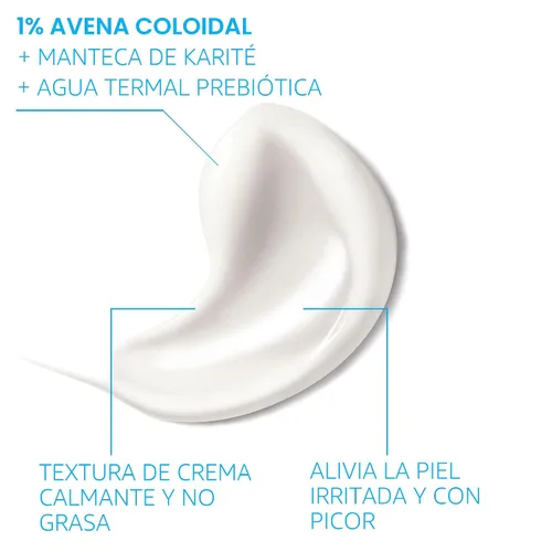 Miniatura 4 de La Roche-Posay Lipikar Crema Calmante de Alivio para Eccema, Loción Facial y Corporal Para Eccema y Piel Sensible y Seca, Hidratante con Avena