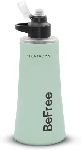 Miniatura 10 de Katadyn BeFree - Botella de filtro de agua plegable ultraligera de 1.0L para senderismo, camping, mochilero negro (New Model - Black)