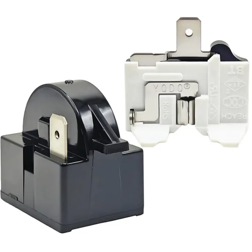 1 paquete QP2-4.7 QP2-4R7 Relé de arranque PTC de 4.7 Ohm, 1 pin, para refrigerador, protector contra sobrecargas, compatible con Whirlpool,