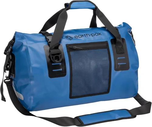 Bolsa de lona Earth Pak impermeable, perfecta para cualquier tipo de viaje, ligera, 13.2 y 18.5 galones, gran espacio de almacenamiento, correas y