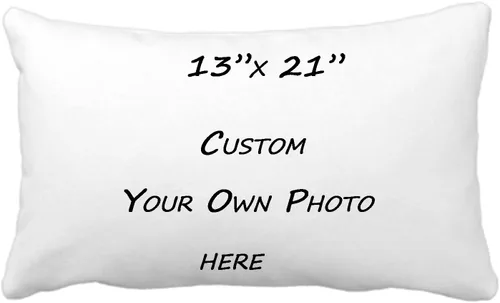 Miniatura 8 de Funda de almohada personalizada, funda de almohada creativa, regalos personalizados para tus seres queridos (14 x 14 pulgadas, blanco)