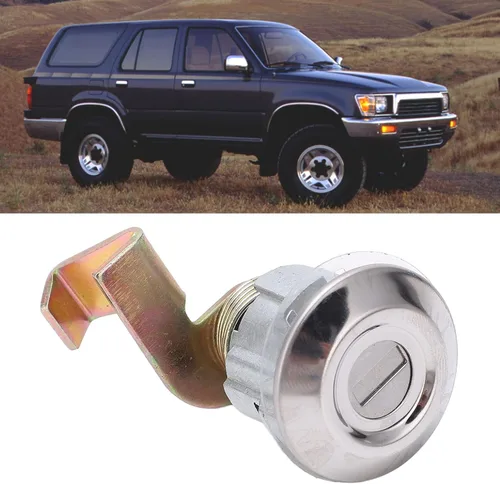 Miniatura 4 de Acouto Tapa de combustible Puerta Cerradura de gas para Pickup MK3 1989‑1997 Tapa de combustible Puerta Cerradura de gas con 2 llaves 69511 32010