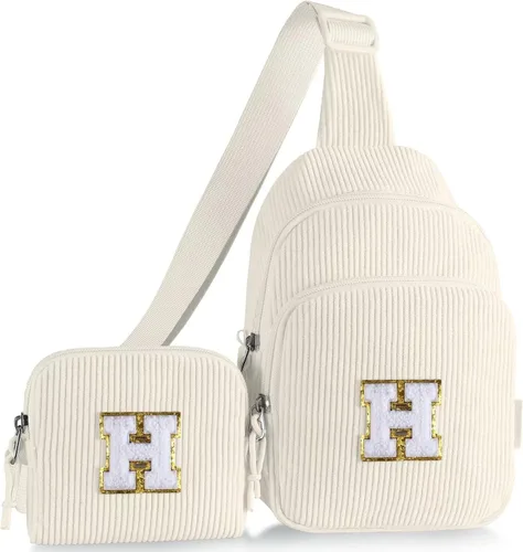 Miniatura 62 de Riñonera cruzada para niñas, Beige, Small