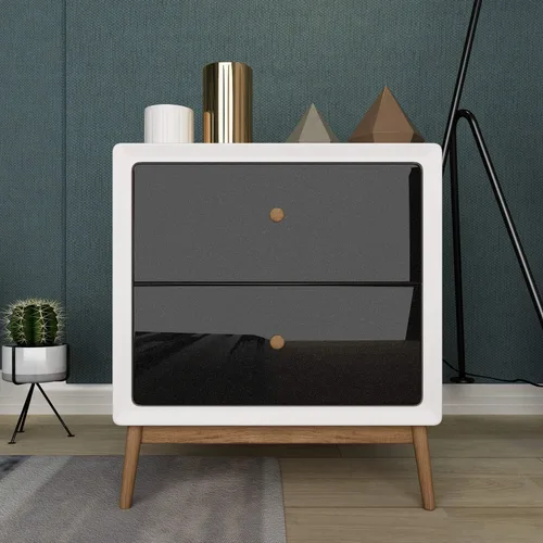 Miniatura 3 de Livelynine Papel adhesivo negro brillante para despegar y pegar, papel tapiz de cocina, impermeable, para gabinetes de baño, cubierta de vinilo