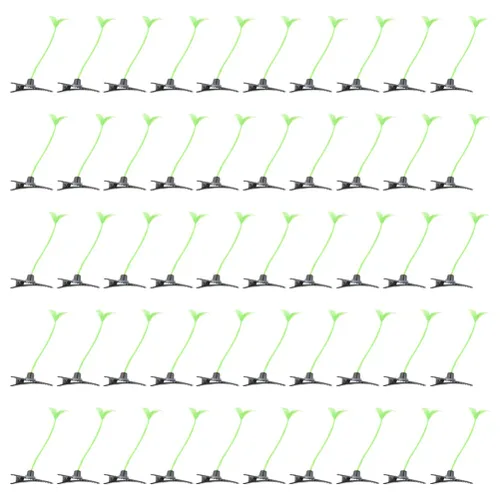 Yardwe 50 pinzas para el cabello de brotes de frijoles, pinzas para el cabello de plantas verdes, horquilla de guisante, pasador, pasador, lindos