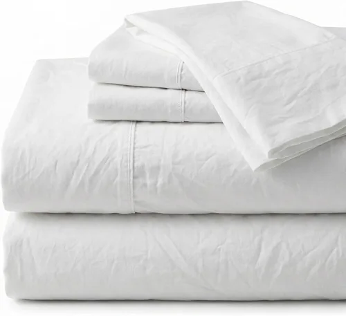 Miniatura 33 de Juego de sábanas de cama King de percal Peru Pima de 285 hilos - 100% algodón peruano Pima, 4 piezas