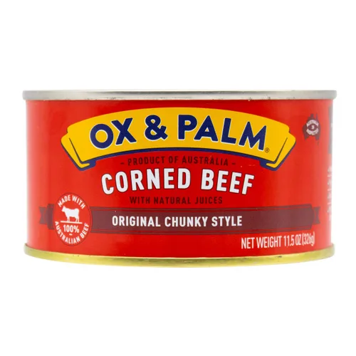 Miniatura 12 de Ox & Palm Carne en Conserva de Res Estilo Chunky Original, 7 Onzas (Paquete de 12)