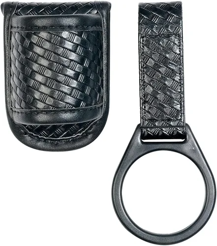 Miniatura 5 de Soporte compacto para linterna (parte superior abierta) + soporte de correa de anillo de linterna para sostener Mag Lite y otras linternas