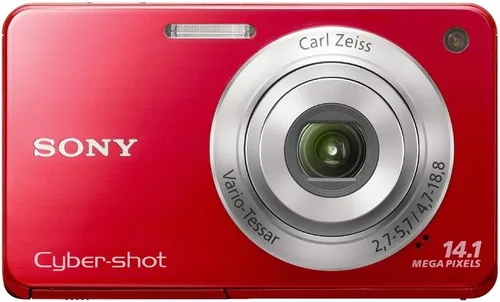 Sony Cyber-Shot DSC-W560 - Cámara fotográfica digital de 14,1 MP con lente de zoom óptico de gran angular Carl Zeiss Vario-Tessar 4x y LCD de 3,0