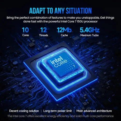 Miniatura 5 de Dell Computadora portátil con pantalla táctil de 16 pulgadas, FHD+ de 16 pulgadas, PC portátil de negocios con pantalla táctil, Intel Core 7