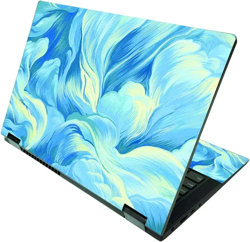 Miniatura 14 de MightySkins Skin compatible con Lenovo IdeaPad Flex 5 2 en 1 de 15 pulgadas (2021) - Angry Ripple Funda protectora de vinilo duradera y única