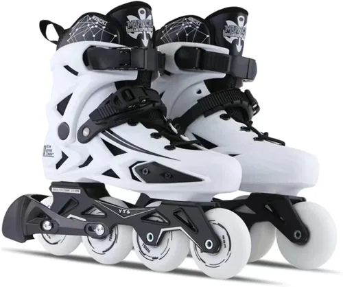 Miniatura 7 de Patines en línea de fitness, 4 ruedas para exteriores, patines de carreras de velocidad para hombres, mujeres y adultos