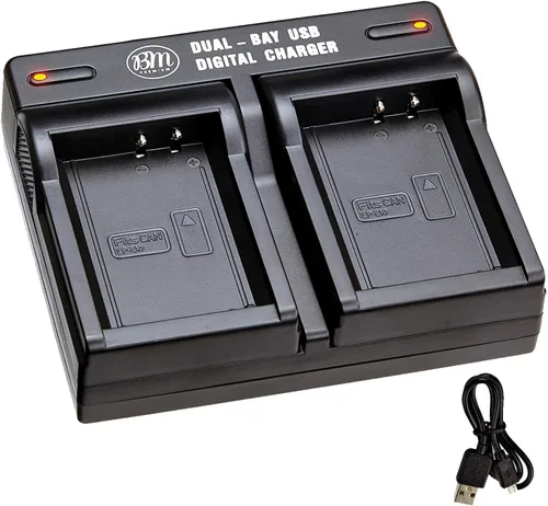 Miniatura 7 de BM Premium LP-E10, LPE10 Cargador de batería rápido USB dual para Canon EOS Rebel T3, T5, T6, T7, T100, Kiss X50, Kiss X70, EOS 1100D, EOS 1200D