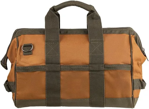 Miniatura 7 de Bucket Boss Gatemouth 16 - Bolsa de herramientas en color marrón, 60016, 15 litros (marrón)
