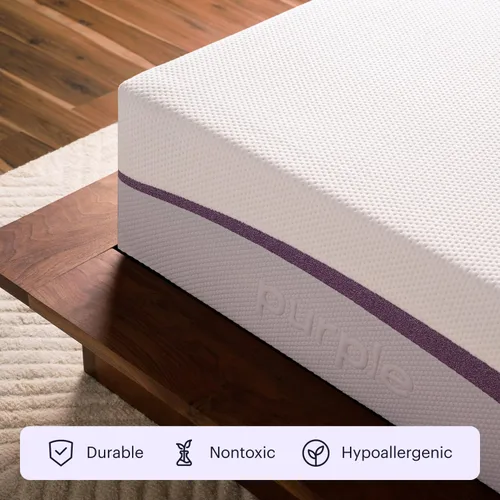 Miniatura 2 de Colchón Purple Plus tamaño Twin - 28 cm de GelFlex Grid, espuma de confort premium, mejor que la espuma viscoelástica, temperatura neutral
