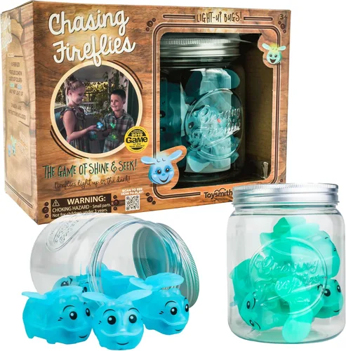 Toysmith Juego de Persiguiendo Luciérnagas para Niños - El Juego de Brillar y Buscar - Juegos Interactivos para Niños - Juego de Interior y Exterior