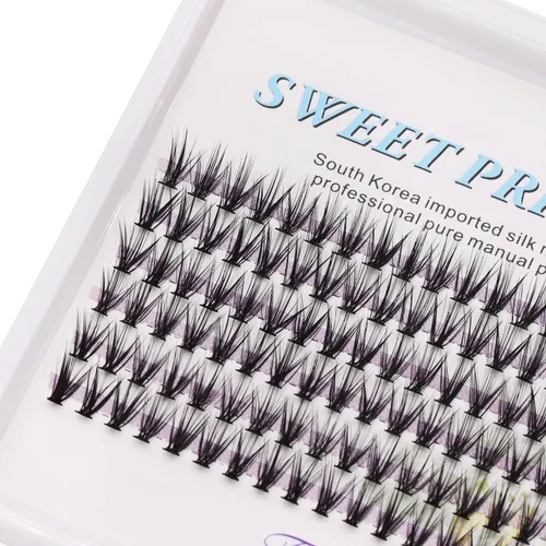 Miniatura 7 de Bodermincer Extensión de pestañas individuales 3D de grosor de 20 raíces, 0.003 in, rizo C, herramientas de pestañas postizas negras suaves