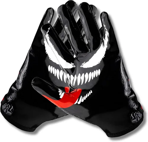 Miniatura 11 de TAQCHA Football Gloves - Tacky Grip, Skin Tight Adult Receiver Gloves - Youth Football Gloves Pro Elite Super Sticky Performance