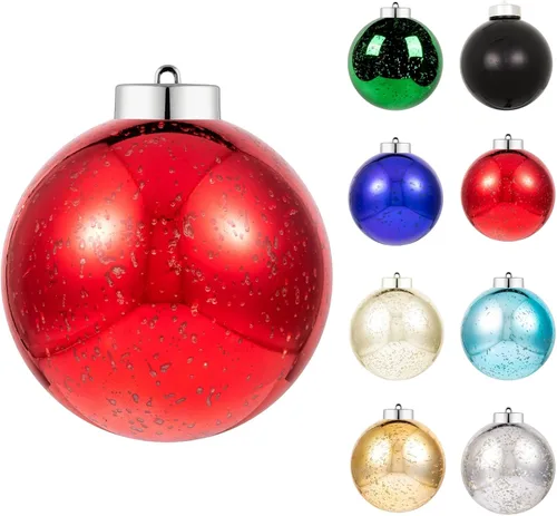 Miniatura 47 de XmasExp - Juego de 24 adornos de bola de Navidad mini irrompibles, adornos para árbol de Navidad, bolas de árbol de Navidad de 30 mm/1.18 pulgadas
