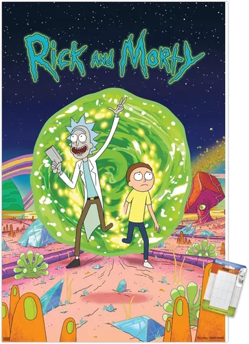 Miniatura 9 de Trends International Rick And Morty - Póster de pared con tapa, 14.725 x 22.375 pulgadas, versión premium sin marco