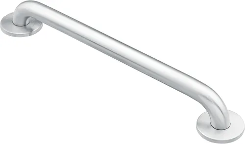 Moen Home Care Seguridad para Baño - Barra de agarre de 24 pulgadas de acero inoxidable para discapacitados para bañera y ducha, mango de servicio