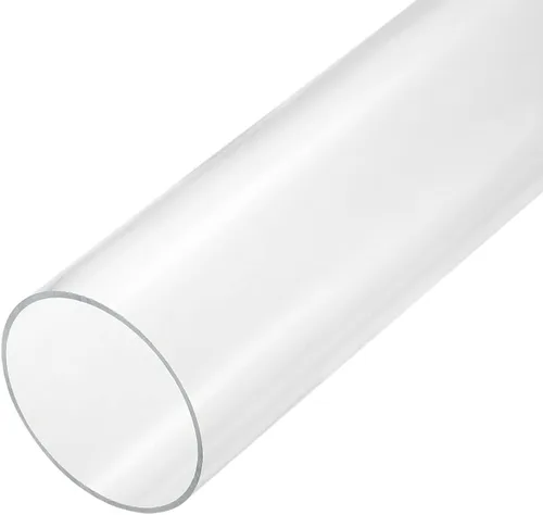 Miniatura 17 de MECCANIXITY Tubo de acrílico transparente rígido redondo 214mm(8.4") DI 220mm(8.7") DE 14" para lámparas y linternas, sistema de refrigeración por